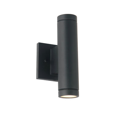 Justice Designs - NSH-4111W-MBLK - LED Outdoor Wall Sconce - Portico - Matte Black