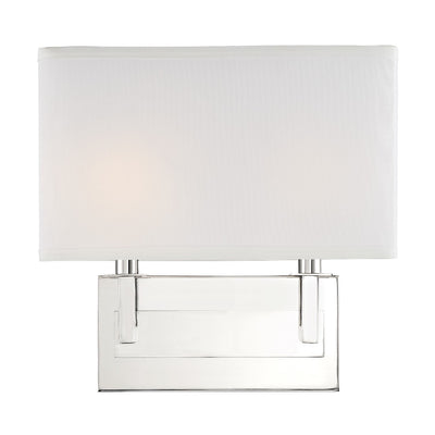 Crystorama - DUR-A3542-PN - Two Light Wall Mount - Durham - Polished Nickel