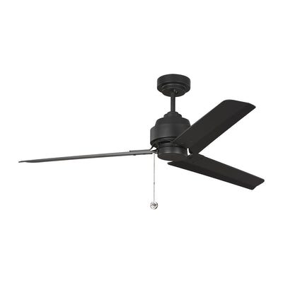 Visual Comfort Fan - 3AR54MBK - 54``Ceiling Fan - Arcade - Midnight Black