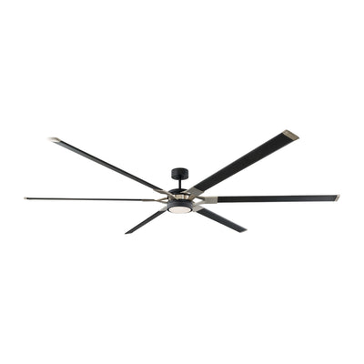 Visual Comfort Fan - 6LFR96MBKD - 96``Ceiling Fan - Loft 96 - Midnight Black