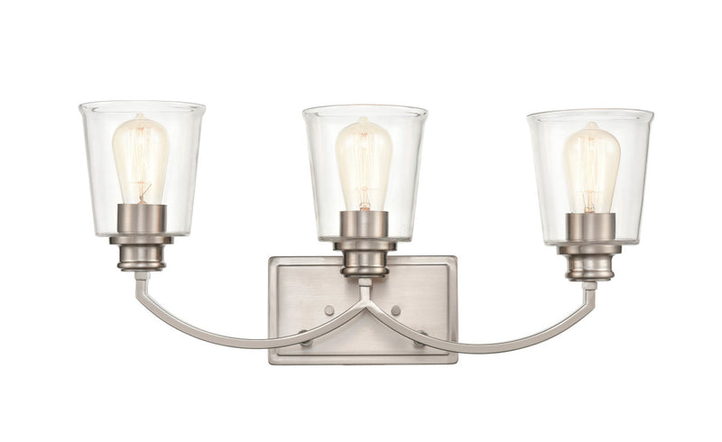Millennium - 3603-BN - Three Light Vanity - Forsyth - Brushed Nickel