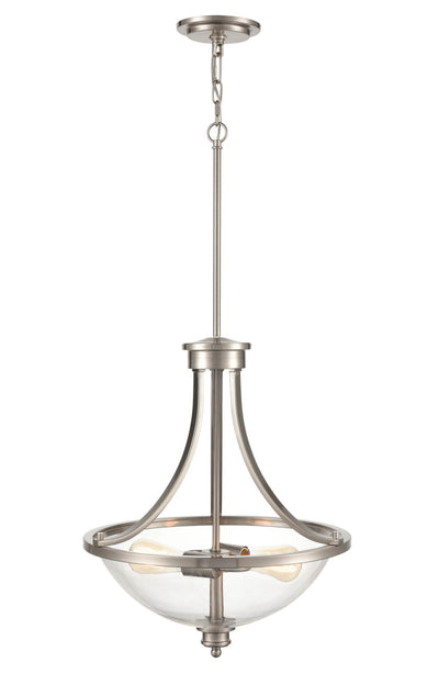 Millennium - 3632-BN - Two Light Chandelier - Forsyth - Brushed Nickel