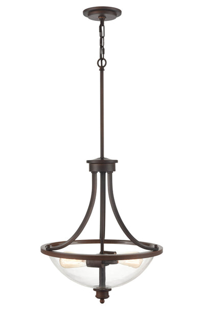 Millennium - 3632-RBZ - Two Light Chandelier - Forsyth - Rubbed Bronze