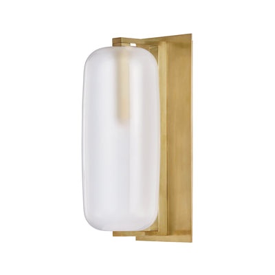 Hudson Valley - 3471-AGB - One Light Wall Sconce - Pebble - Aged Brass