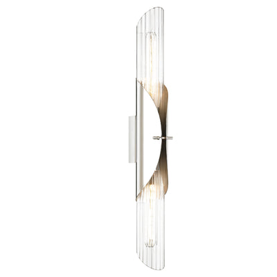 Hudson Valley - 3526-PN - Two Light Wall Sconce - Lefferts - Polished Nickel