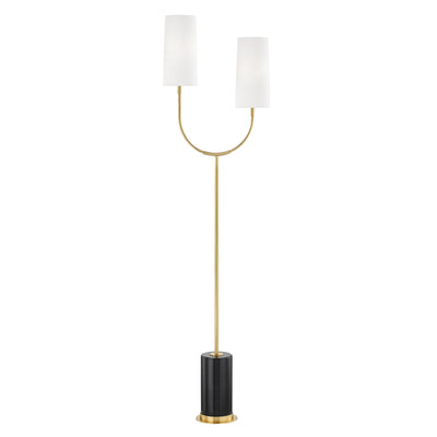 Hudson Valley - L1407-AGB - Two Light Floor Lamp - Vesper - Aged Brass