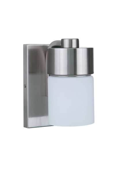 Craftmade - 12305BNK1 - One Light Wall Sconce - District - Brushed Polished Nickel
