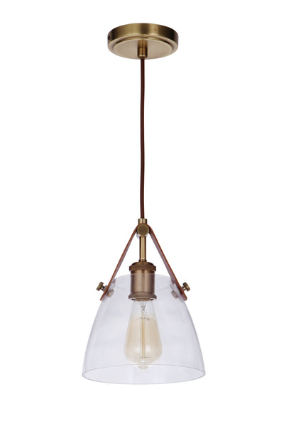 Craftmade - 51391-VB - One Light Pendant - Hagen - Vintage Brass