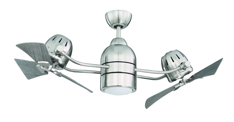 Craftmade - BW250BNK6 - 18``Ceiling Fan - Bellows Duo - Brushed Polished Nickel