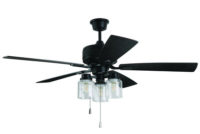 Craftmade - KTE52FB5 - 52`` Ceiling Fan - Kate - Flat Black