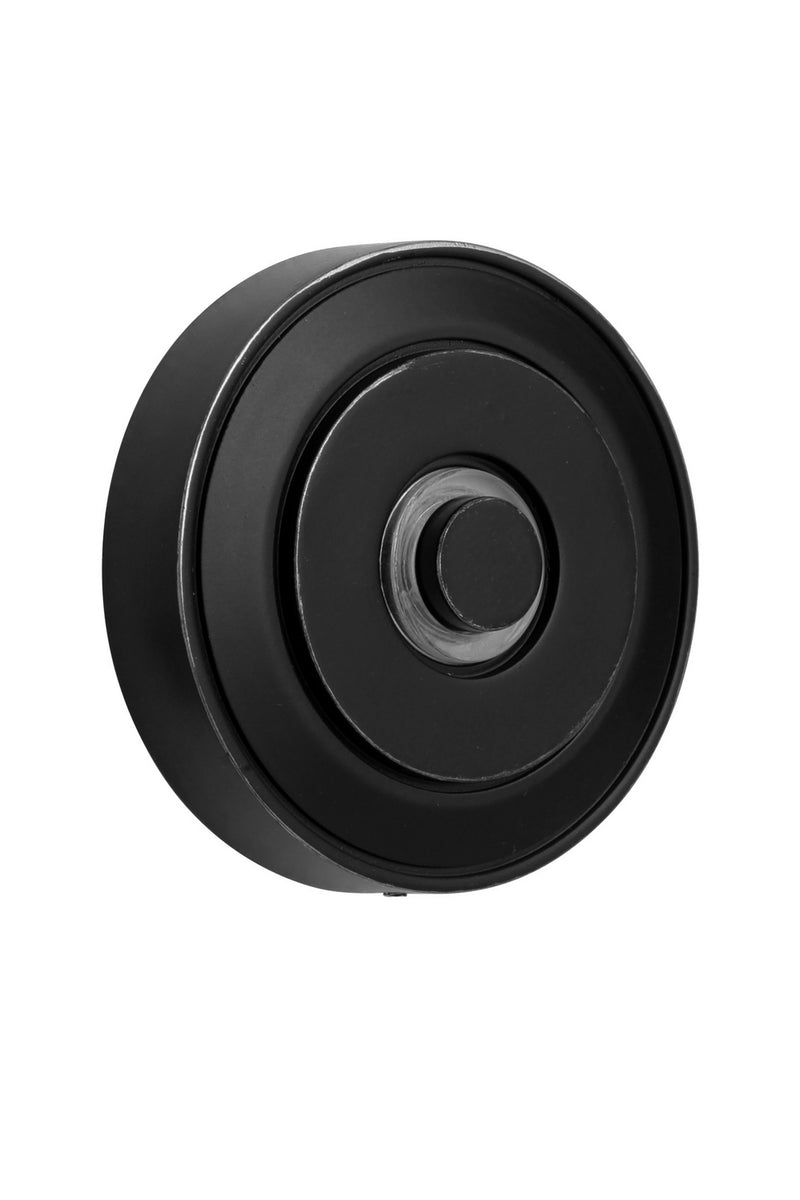 Craftmade - PB5003-FB - Round Surface Mount Pushbutton - Push Button - Flat Black