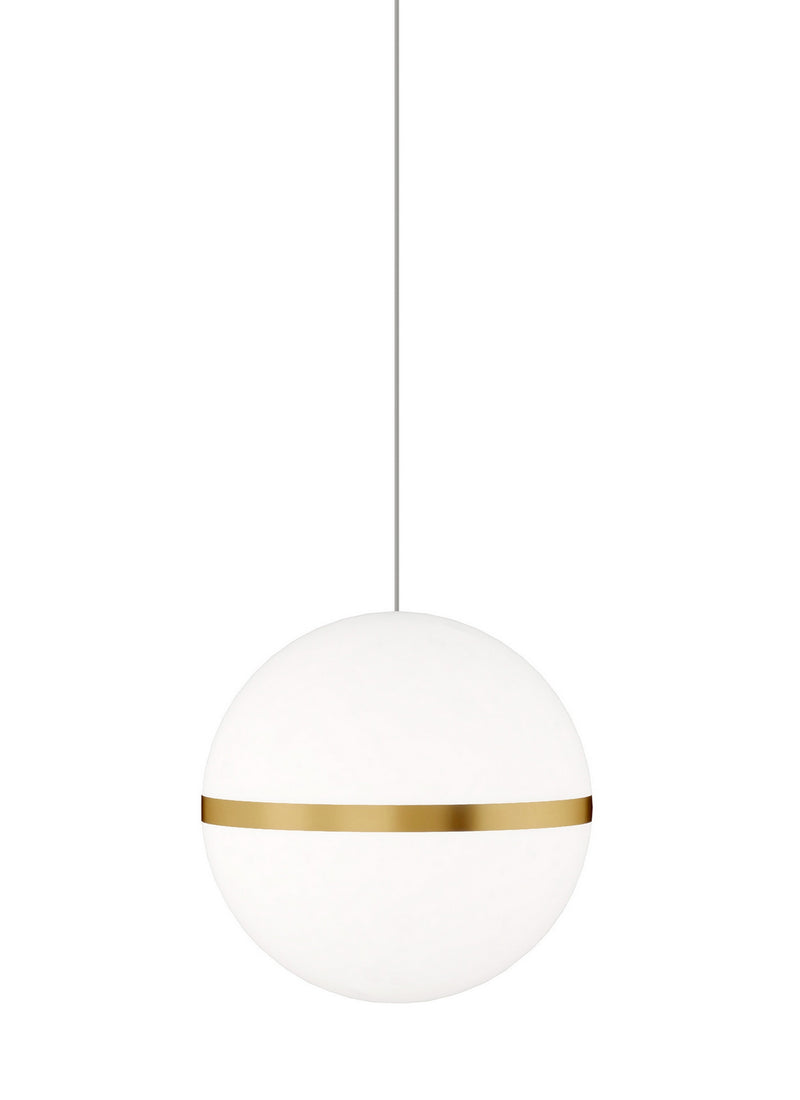 Visual Comfort Modern - 700FJHNENB-LEDS930 - LED Pendant - Hanea - Natural Brass
