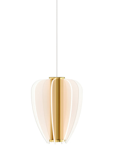 Visual Comfort Modern - 700FJNYRBR-LED930 - LED Pendant - Nyra - Plated Brass