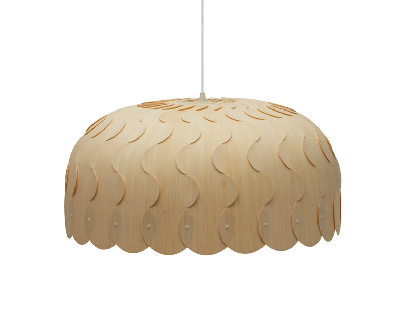 David Trubridge - BEA-SMAL-NAT-NAT - One Light Lightshade - Beau - Natural/Natural/Natural