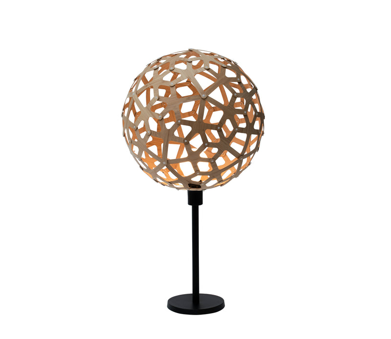 David Trubridge - COR-TABL-CAR-CAR - One Light Lightshade - Coral - Caramel/Caramel/Caramel