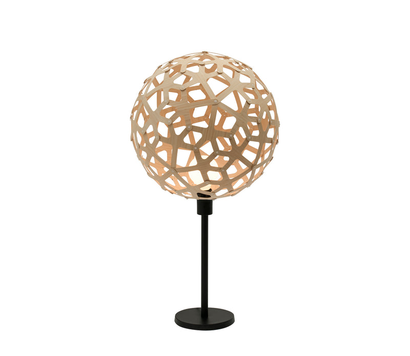 David Trubridge - COR-TABL-NAT-NAT - One Light Lightshade - Coral - Natural/Natural/Natural