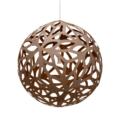 David Trubridge - FLO-1200-CAR-CAR - One Light Lightshade - Floral - Caramel/Caramel/Caramel