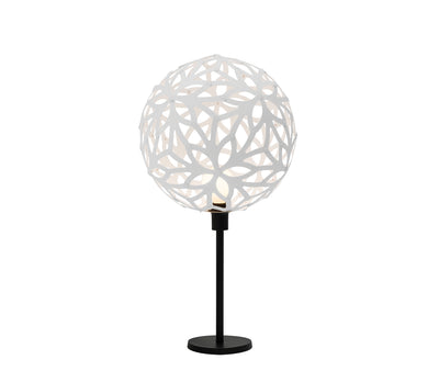 David Trubridge - FLO-TABL-WHI-WHI - One Light Lightshade - Floral - White/White/White