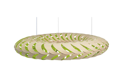 David Trubridge - MAR-1100-NAT-LIM - Lightshade - Maru - Natural/Natural/Lime