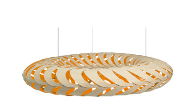 David Trubridge - MAR-1100-NAT-ORA - Lightshade - Maru - Natural/Natural/Orange