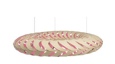 David Trubridge - MAR-1100-NAT-PNK - Lightshade - Maru - Natural/Natural/Pink