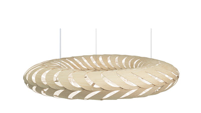 David Trubridge - MAR-1100-NAT-WHI - Lightshade - Maru - Natural/Natural/White