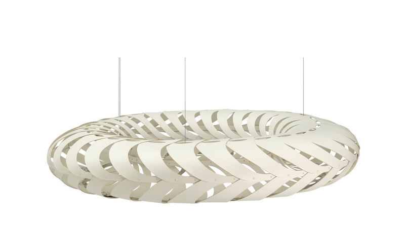 David Trubridge - MAR-1100-WHI-WHI - Lightshade - Maru - White/White/White