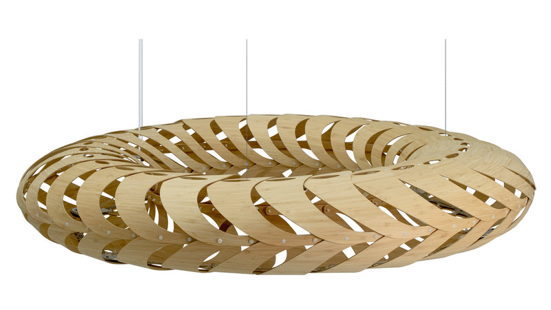 David Trubridge - MAR-1400-CAR-CAR - Lightshade - Maru - Caramel/Caramel/Natural