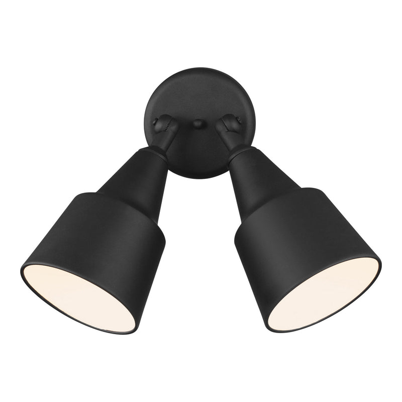 Generation Lighting - 8560702-12 - Two Light Adjustable Swivel Flood Light - Flood Light - Black