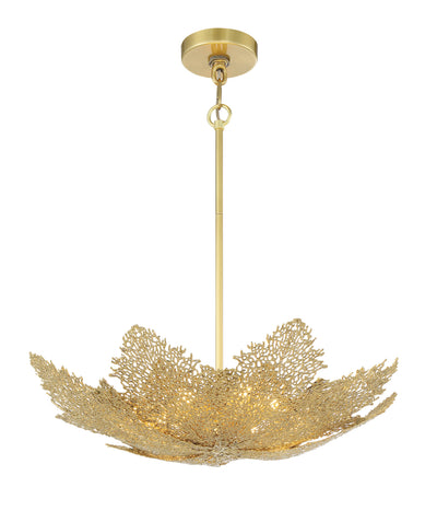 Metropolitan - N7888-750-L - LED Pendant - Evergold - India Gold W/ Vintage Brass