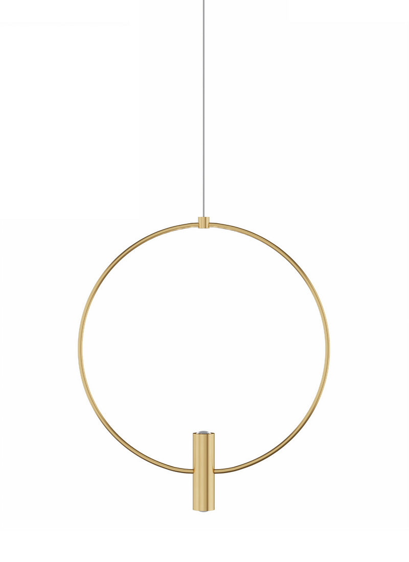 Visual Comfort Modern - 700MOLAY13NB-LED930 - LED Pendant - Layla - Natural Brass