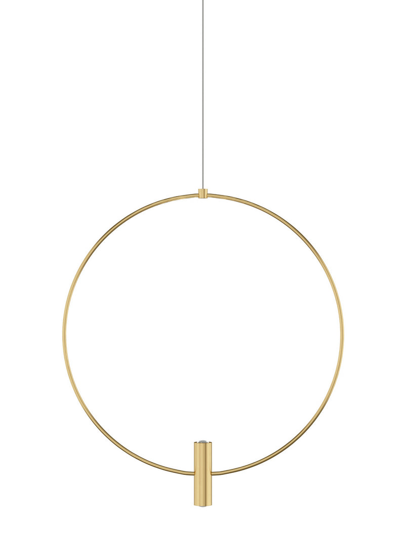 Visual Comfort Modern - 700MOLAY18NB-LED930 - LED Pendant - Layla - Natural Brass