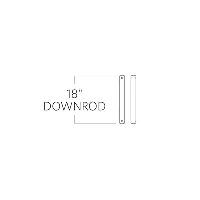 Visual Comfort Fan - DR18SN - Downrod - Universal Downrod - Satin Nickel