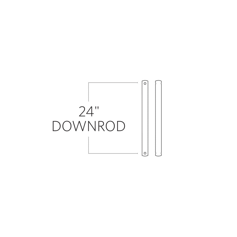 Visual Comfort Fan - DR24CH - Downrod - Universal Downrod - Chrome