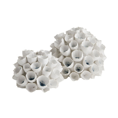 Arteriors - 7825 - Vase, set of 2 - Dakota - White