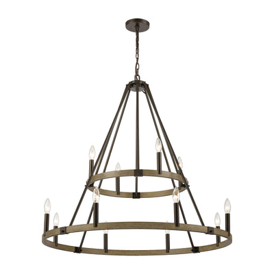 ELK Home - 12319/12 - 12 Light Chandelier - Transitions - Oil Rubbed Bronze