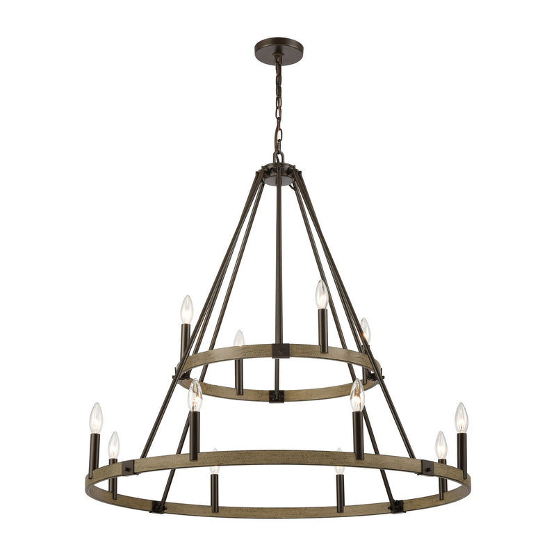 ELK Home - 12319/12 - 12 Light Chandelier - Transitions - Oil Rubbed Bronze