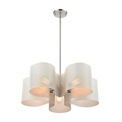 ELK Home - 60154/5 - Five Light Chandelier - Santa Barbara - Matte White