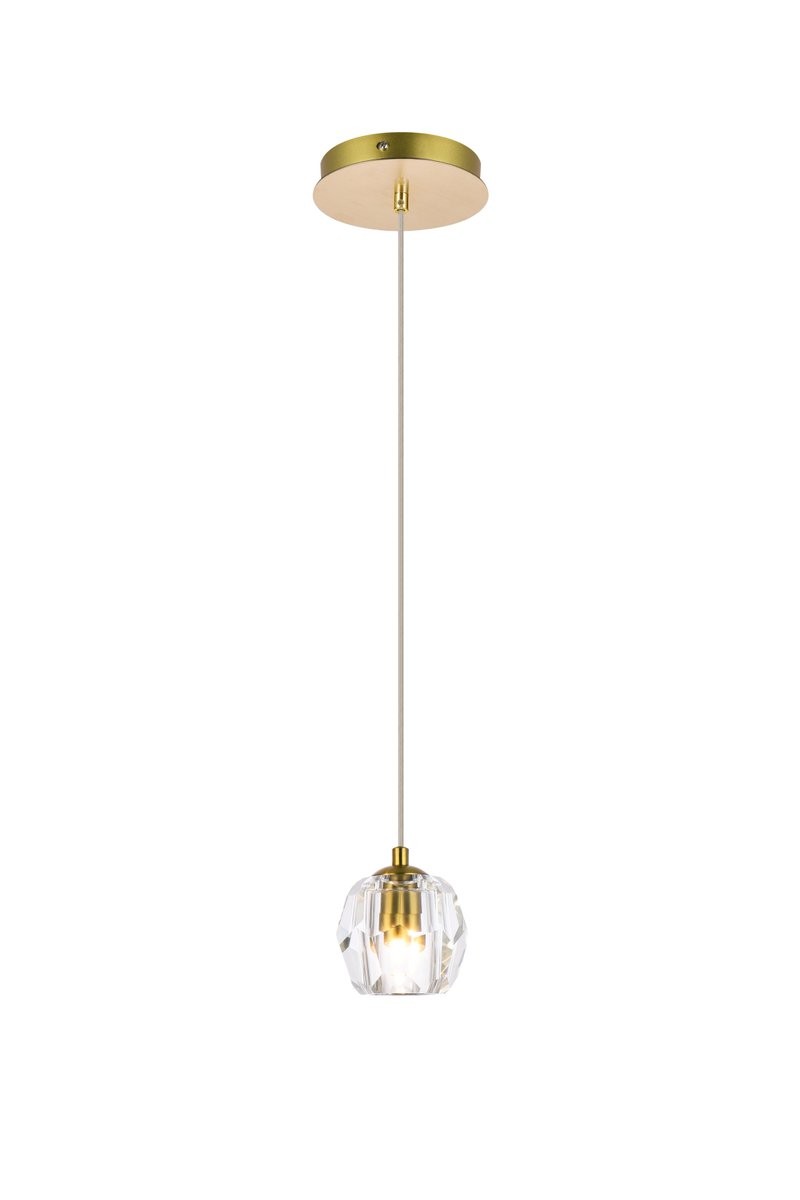 Elegant Lighting - 3505D6G - One Light Pendant - Eren - Gold