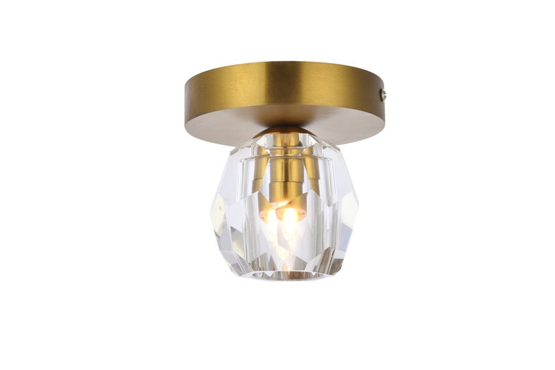 Elegant Lighting - 3505F5G - One Light Flush Mount - Eren - Gold