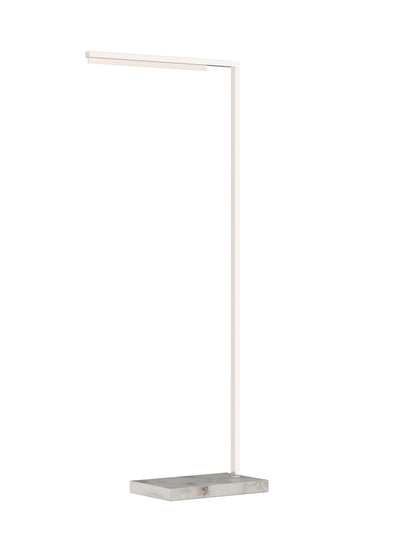 Visual Comfort Modern - 700PRTKLE43N-LED927 - LED Floor Lamp - Klee - POLISHED NICKEL/MARBLE