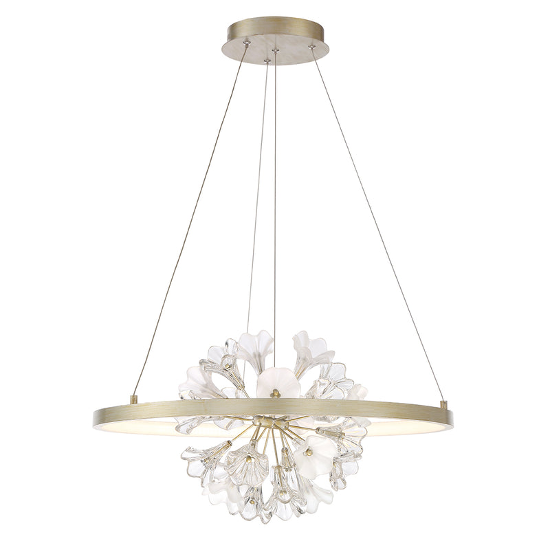 Eurofase - 37342-012 - LED Chandelier - Clayton - Silver With Brushed Gold