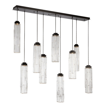 Hammerton Studio - PLB0056-09-MB-LC-C01-L1 - LED Multi-Port - Ledgestone - Matte Black