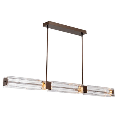 Hammerton Studio - PLB0056-67-RB-LC-001-L1 - LED Chandelier - Ledgestone - Oil Rubbed Bronze