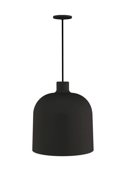 Visual Comfort Modern - 700TDFNDB-LED930 - LED Pendant - Foundry - Nightshade Black
