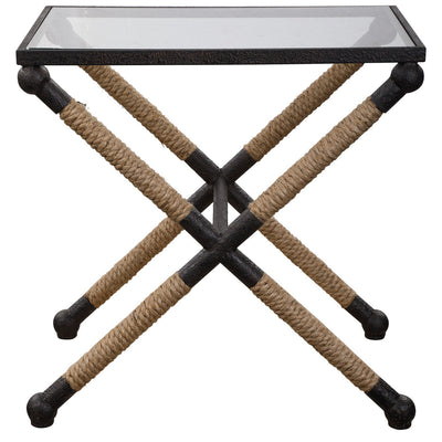 Uttermost - 24983 - Accent Table - Braddock - Rustic Iron