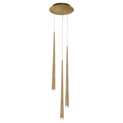 Modern Forms - PD-41703R-AB - LED Pendant - Cascade - Aged Brass