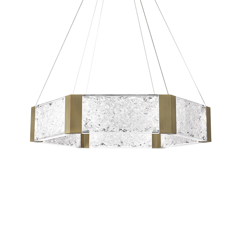 Modern Forms - PD-76034-AB - LED Chandelier - Forever - Aged Brass