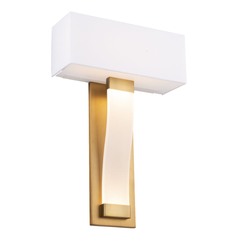 Modern Forms - WS-70018-AB - LED Wall Sconce - Diplomat - Aged Brass