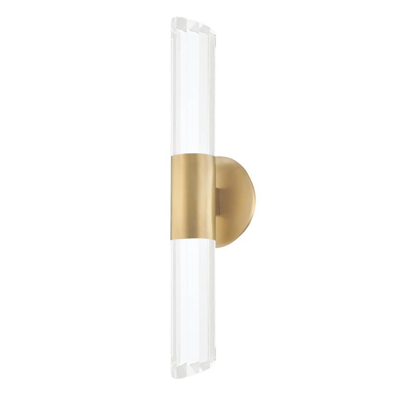 Hudson Valley - 6052-AGB - LED Wall Sconce - Rowe - Aged Brass